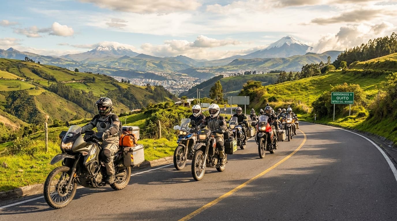 Motorcycle tours in Ecuador