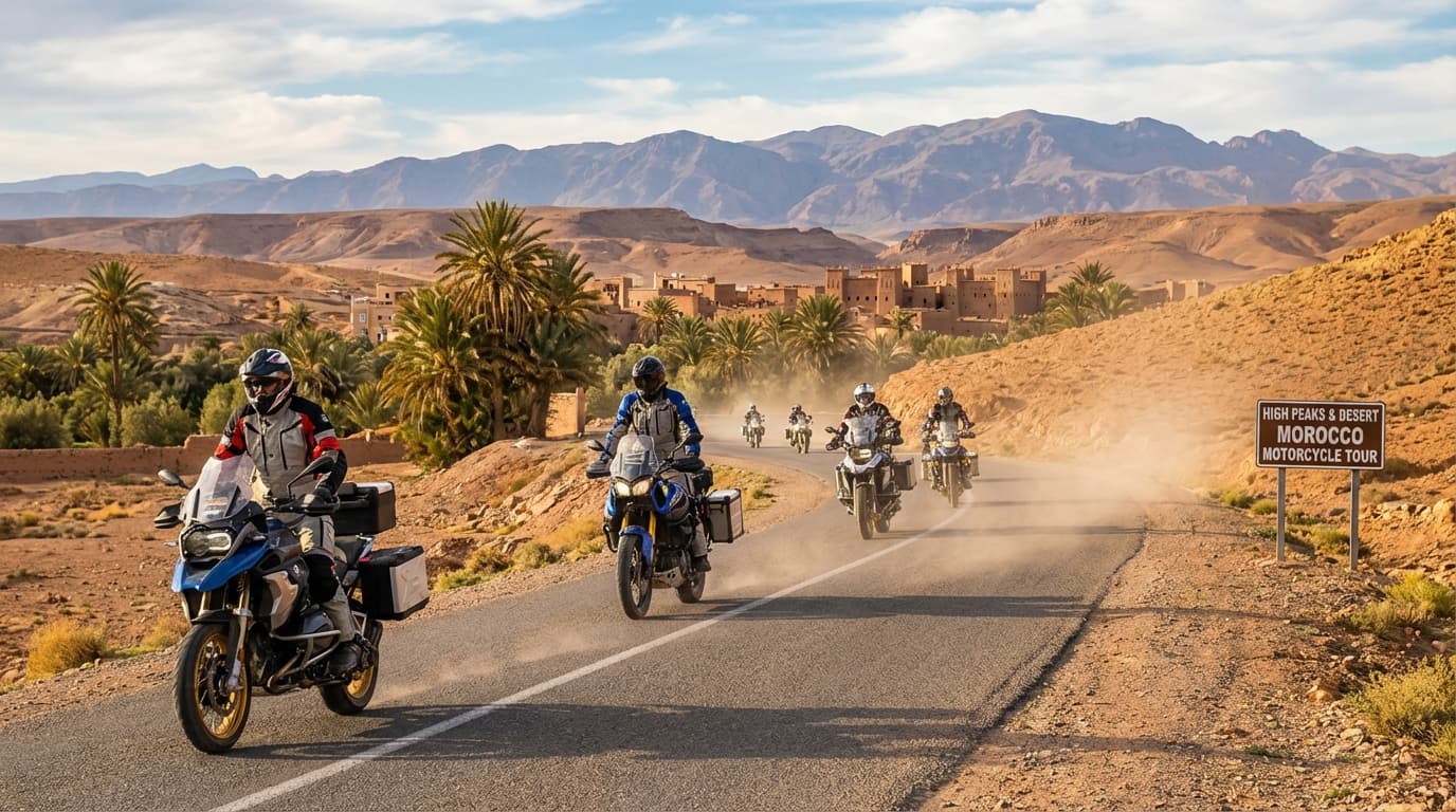 Motorcycle tours in Morocco