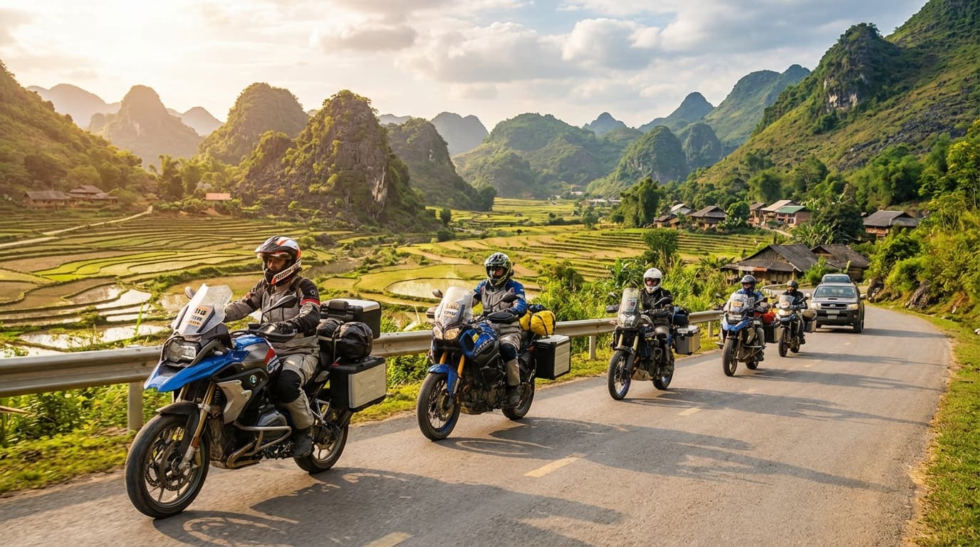 Motorcycle tours in Vietnam